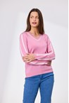 REAGAN MERINO JUMPER - soft pink